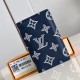 Replica L 12840 LFR#11640 Buddha Luxury Replica Pocket Organizer Ink Blue/White Monogram Shadow Calfskin Leather M83378 Uk - 12840 - Buddha Luxury