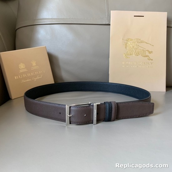 replica GRAINY REVERSIBLE LEATHER BELT - B186 UK