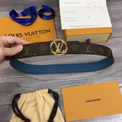 LV CIRCLE 35MM REVERSIBLE BELT - B126 UK