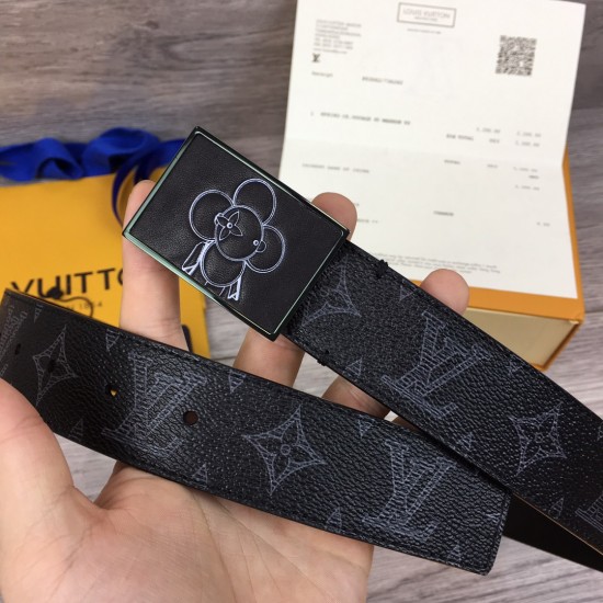 replica BELT METROPOLE MONOGRAM VIVIENNE ECLIPSE BLACK - B85 UK