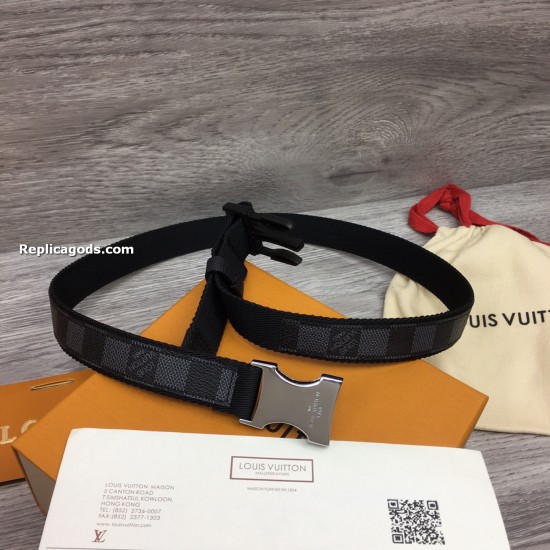 replica BUCKLE DAMIER BELT - B233 UK