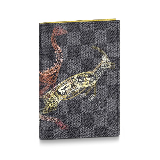 Replica Passport Cover Damier Graphite Coated Canvas Uk - 12940 - Buddha Luxury