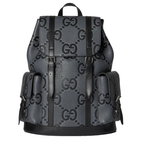 replica LARGE JUMBO GG BACKPACK IN BLACK UK