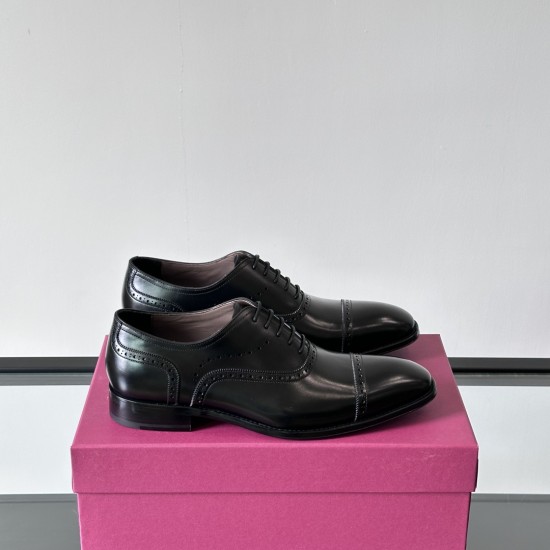 replica OXFORD SHOES IN BLACK - SF65 UK