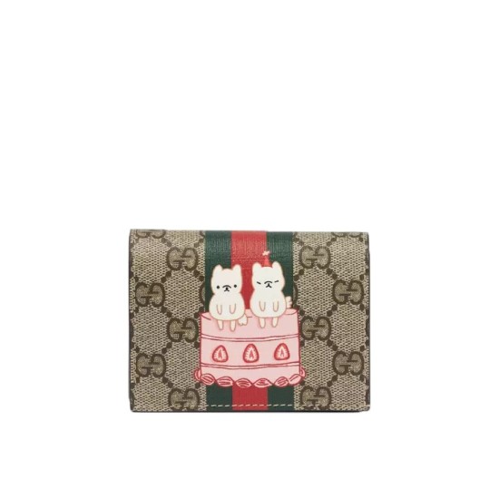 replica KAWAII PRINTED CANVAS WALLET UK