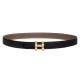 replica H INFINI BUCKLE & REVERSIBLE LEATHER STRAP 24MM - B390 UK