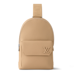 Pilot Slingbag Sable Beige Cowhide Leather M23765 Uk