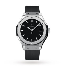 Hublot Classic Fusionquartz Black Rubber Watch