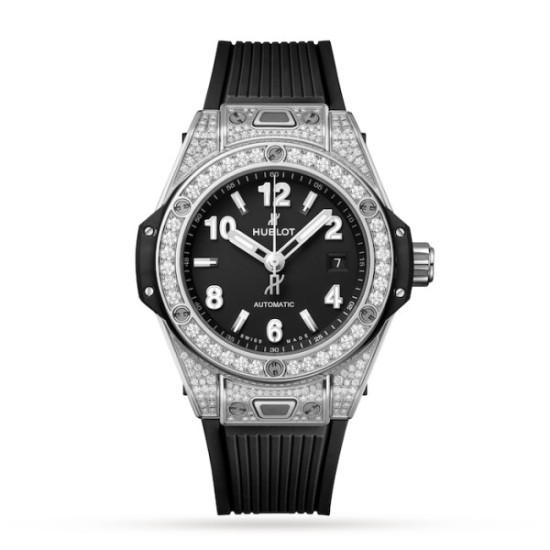 Replica Hublot 4384 24021813 Buddha Luxury Replica Hublot Big Bang Automatic Black Rubber Watch - 4384 - Buddha Luxury