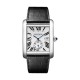 replica cartier tank mcautomatic silver alligator watch w5330003 uk
