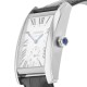 replica cartier tank mcautomatic silver alligator watch w5330003 uk