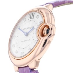 cartier ballon bleu de cartierautomatic silver alligator watch we902063 uk