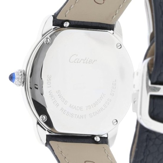 Replica Cartier Ronde De Cartierquartz Silver Leather Watch Wsrn0019 Uk