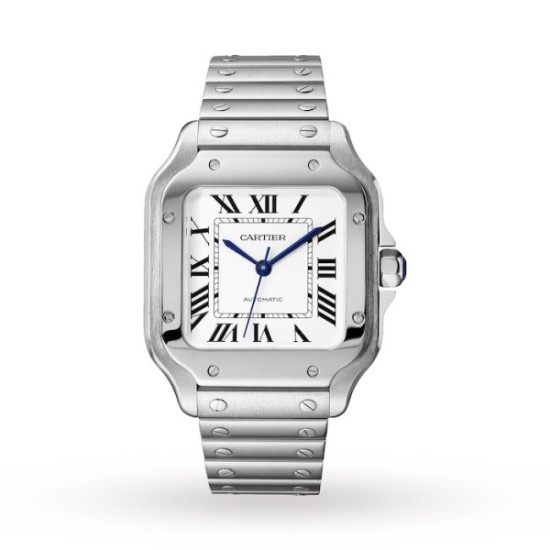 Replica Cartier Santos De Cartierautomatic Silver Stainless Steel Watch Wssa0029 Uk