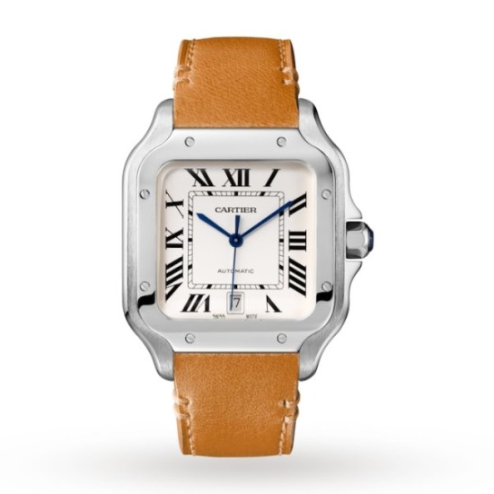Replica Cartier Santos De Cartierautomatic Silver Stainless Steel Watch Wssa0018 Uk