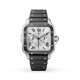 Replica Cartier Santos De Cartierautomatic Silver Rubber Watch Wssa0017 Uk