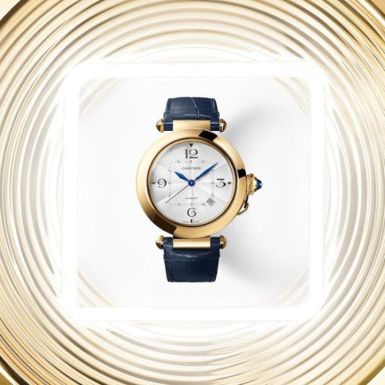 Super Clone Replica Cartier Pasha De Cartier Automatic Silver Alligator Watch 1:1 - UK Super Clone Replica Cartier Pasha De Cartier Automatic Silver Alligator Watch 1:1 - UK