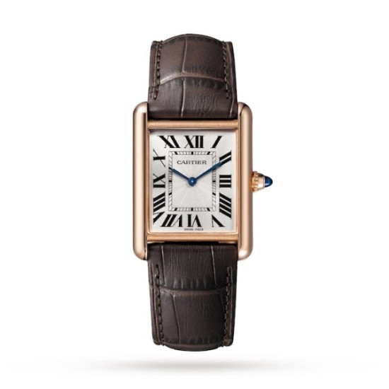 Replica Cartier Tank Louis Cartier Automatic White Leather Watch - 4220 - Buddha Luxury