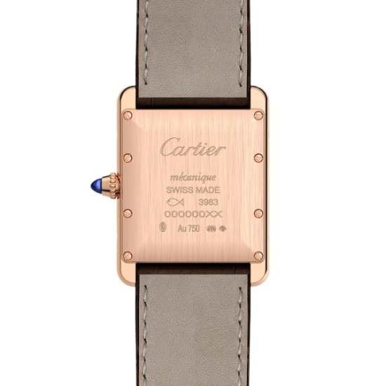 Replica Cartier Tank Louis Cartier Automatic White Leather Watch - 4220 - Buddha Luxury