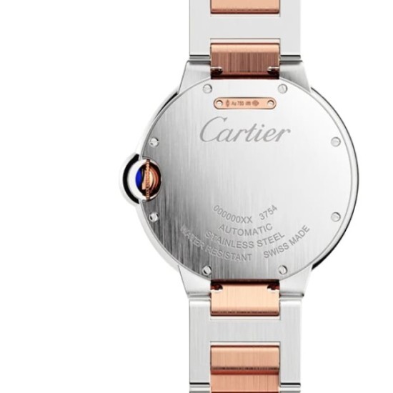 Super Clone Replica Cartier Ballon Bleu De Cartier Automatic Silver 18Ct Rose Gold Watch 1:1 - UK Super Clone Replica Cartier Ballon Bleu De Cartier Automatic Silver 18Ct Rose Gold Watch 1:1 - UK