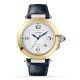 replica cartier pasha de cartierautomatic silver stainless steel & 18ct yellow gold watch w2pa0009 uk