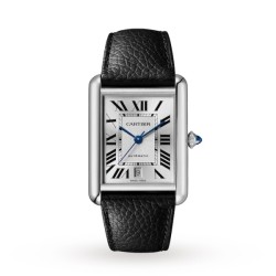 cartier tank mustautomatic silver calf watch wsta0040 uk