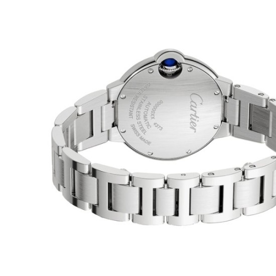 replica cartier ballon bleu de cartierautomatic blue stainless steel watch w4bb0028 uk