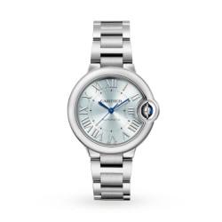 cartier ballon bleu de cartierautomatic blue stainless steel watch wsbb0062 uk