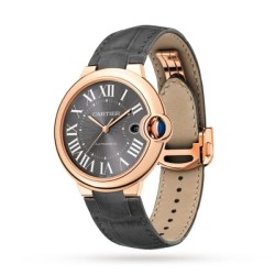 cartier ballon bleu de cartierautomatic grey alligator watch wgbb0050 uk
