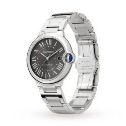 cartier ballon bleu de cartierautomatic grey stainless steel watch wsbb0060 uk