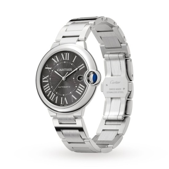 replica cartier ballon bleu de cartierautomatic grey stainless steel watch wsbb0060 uk