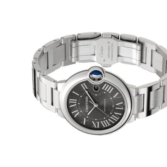 replica cartier ballon bleu de cartierautomatic grey stainless steel watch wsbb0060 uk