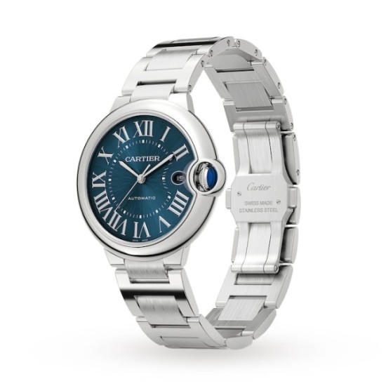 replica cartier ballon bleu de cartierautomatic blue stainless steel watch wsbb0061 uk