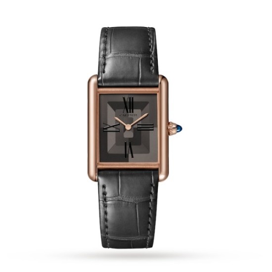 replica Cartier Tank Must Unisex Quartz Grey Alligator Watch WGTA0092 UK