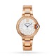 replica cartier ballon bleu de cartierautomatic mother of pearl 18ct rose gold watch wjbb0082 uk