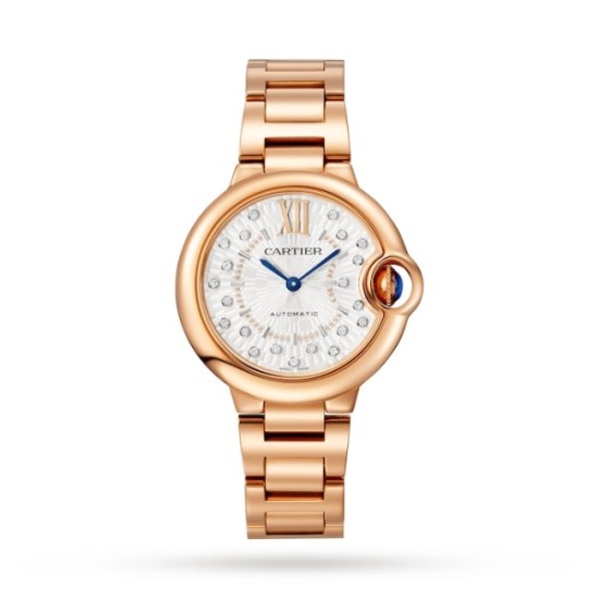 replica cartier ballon bleu de cartierautomatic mother of pearl alligator watch wgbb0054 uk
