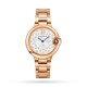replica cartier ballon bleu de cartierautomatic mother of pearl alligator watch wgbb0054 uk