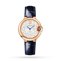 cartier ballon bleu de cartierautomatic mother of pearl alligator watch wgbb0052 uk