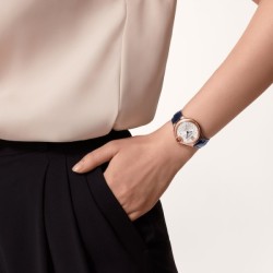 cartier ballon bleu de cartierautomatic mother of pearl alligator watch wgbb0052 uk