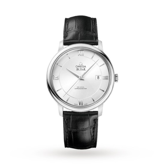 Replica Omega De Villeautomatic Silver Leather Watch O42413402002001 Uk