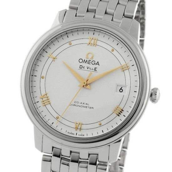 replica omega de villeautomatic silver stainless steel watch o42410372002002 uk
