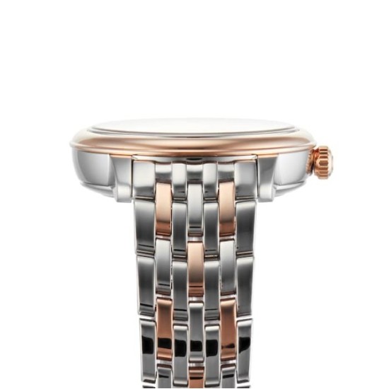 Replica Omega 3703 24022676 Buddha Luxury Replica Omega De Ville Automatic Mother Of Pearl 18Ct Rose Gold Watch - 3703 - Buddha Luxury