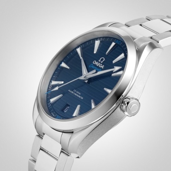 Replica Omega Seamaster Aqua Terraautomatic Blue Stainless Steel Watch O22010412103001 Uk