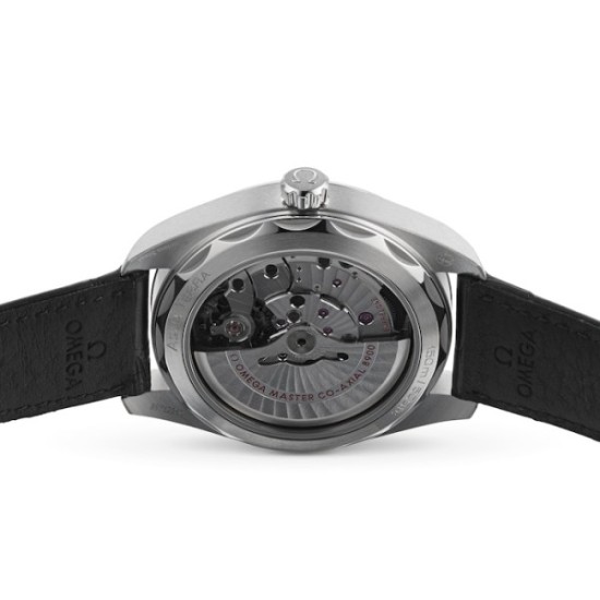 Replica Omega Seamaster Aqua Terraautomatic Black Leather Watch O22013412101001 Uk