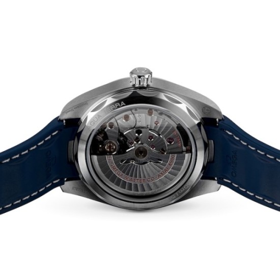 Super Clone Replica Omega Seamaster Aqua Terra Automatic Blue Rubber Watch 03 3835 Buddha Luxury