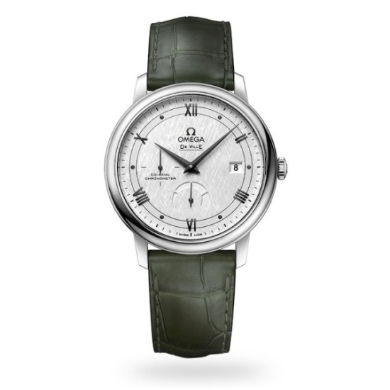 Super Clone Replica Omega De Ville Automatic White Leather Watch 3724 Buddha Luxury