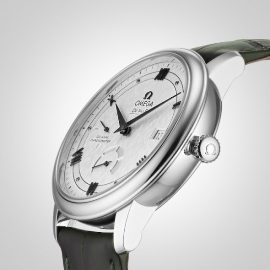 Super Clone Replica Omega De Ville Automatic White Leather Watch 3724 Buddha Luxury