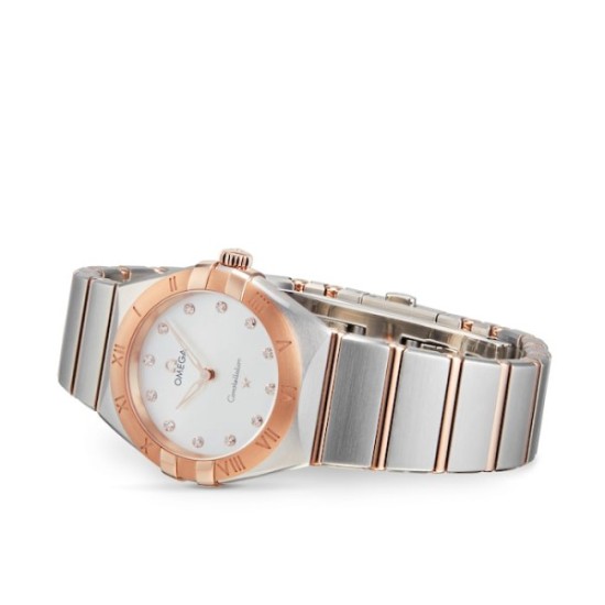Replica Omega Constellationquartz Mother Of Pearl Stainless Steel Watch O13120286055001 Uk