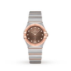 omega constellationquartz silver stainless steel watch o13120286063001 uk