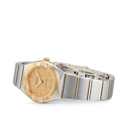 Omega Constellationquartz Champagne Stainless Steel Watch O13120256008001 Uk Omega Constellationquartz Champagne Stainless Steel Watch O13120256008001 Uk